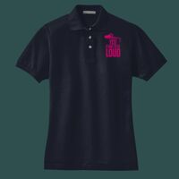 Women's Heavyweight Cotton Pique Polo Thumbnail