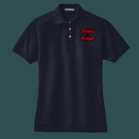 Women's Heavyweight Cotton Pique Polo Thumbnail