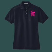 Women's Heavyweight Cotton Pique Polo Thumbnail