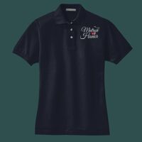 Women's Heavyweight Cotton Pique Polo Thumbnail