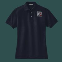 Women's Heavyweight Cotton Pique Polo Thumbnail