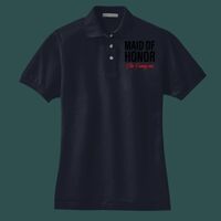 Women's Heavyweight Cotton Pique Polo Thumbnail