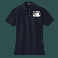 Women's Heavyweight Cotton Pique Polo Thumbnail