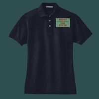 Women's Heavyweight Cotton Pique Polo Thumbnail