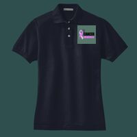 Women's Heavyweight Cotton Pique Polo Thumbnail