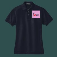 Women's Heavyweight Cotton Pique Polo Thumbnail