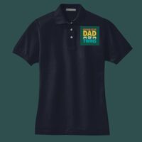 Women's Heavyweight Cotton Pique Polo Thumbnail