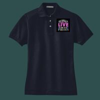 Women's Heavyweight Cotton Pique Polo Thumbnail