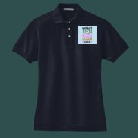 Women's Heavyweight Cotton Pique Polo Thumbnail