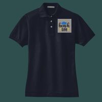 Women's Heavyweight Cotton Pique Polo Thumbnail