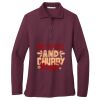 Women's Silk Touch Long Sleeve Polo Thumbnail
