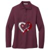 Women's Silk Touch Long Sleeve Polo Thumbnail
