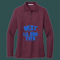 Women's Silk Touch Long Sleeve Polo Thumbnail