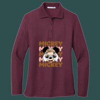 Women's Silk Touch Long Sleeve Polo Thumbnail