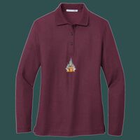 Women's Silk Touch Long Sleeve Polo Thumbnail