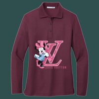 Women's Silk Touch Long Sleeve Polo Thumbnail