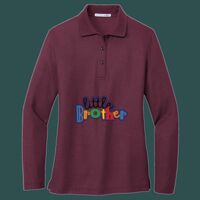 Women's Silk Touch Long Sleeve Polo Thumbnail