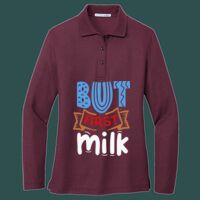 Women's Silk Touch Long Sleeve Polo Thumbnail
