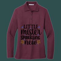 Women's Silk Touch Long Sleeve Polo Thumbnail