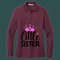 Women's Silk Touch Long Sleeve Polo Thumbnail