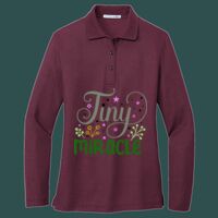 Women's Silk Touch Long Sleeve Polo Thumbnail
