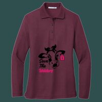 Women's Silk Touch Long Sleeve Polo Thumbnail