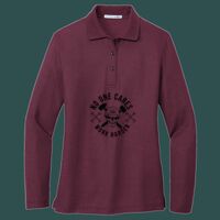 Women's Silk Touch Long Sleeve Polo Thumbnail