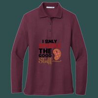 Women's Silk Touch Long Sleeve Polo Thumbnail