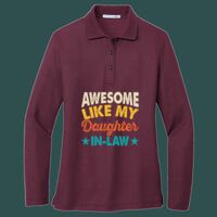 Women's Silk Touch Long Sleeve Polo Thumbnail
