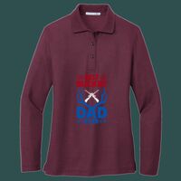 Women's Silk Touch Long Sleeve Polo Thumbnail