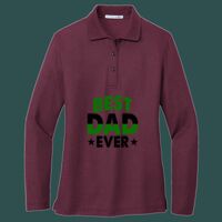 Women's Silk Touch Long Sleeve Polo Thumbnail