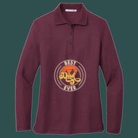 Women's Silk Touch Long Sleeve Polo Thumbnail