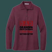 Women's Silk Touch Long Sleeve Polo Thumbnail