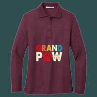 Women's Silk Touch Long Sleeve Polo Thumbnail