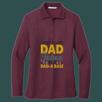 Women's Silk Touch Long Sleeve Polo Thumbnail