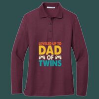 Women's Silk Touch Long Sleeve Polo Thumbnail