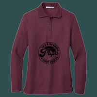 Women's Silk Touch Long Sleeve Polo Thumbnail