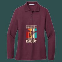 Women's Silk Touch Long Sleeve Polo Thumbnail