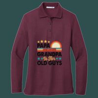 Women's Silk Touch Long Sleeve Polo Thumbnail