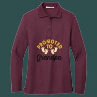 Women's Silk Touch Long Sleeve Polo Thumbnail