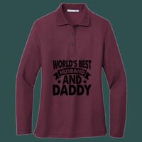 Women's Silk Touch Long Sleeve Polo Thumbnail