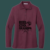 Women's Silk Touch Long Sleeve Polo Thumbnail