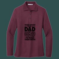 Women's Silk Touch Long Sleeve Polo Thumbnail