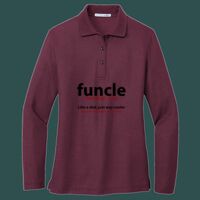Women's Silk Touch Long Sleeve Polo Thumbnail