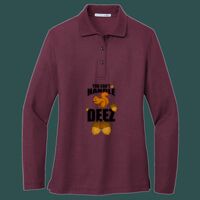 Women's Silk Touch Long Sleeve Polo Thumbnail