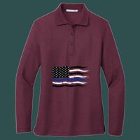Women's Silk Touch Long Sleeve Polo Thumbnail