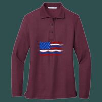 Women's Silk Touch Long Sleeve Polo Thumbnail