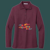 Women's Silk Touch Long Sleeve Polo Thumbnail