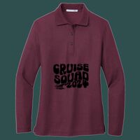 Women's Silk Touch Long Sleeve Polo Thumbnail