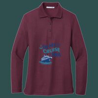 Women's Silk Touch Long Sleeve Polo Thumbnail